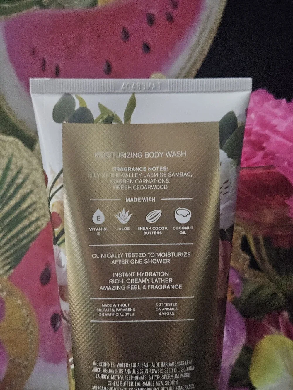 NWT Bath & Body Works Brightest Bloom Moisturizing Body Wash - Pink, Yellow
